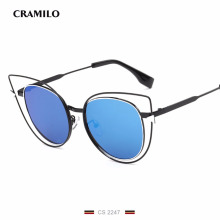 CS2247 Hohe Qualität Katze Sonnenbrille Hohlrahmen Sexy Vintage frauen Luxus sonnenbrille